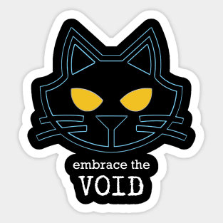 Black Cat VOID Sticker